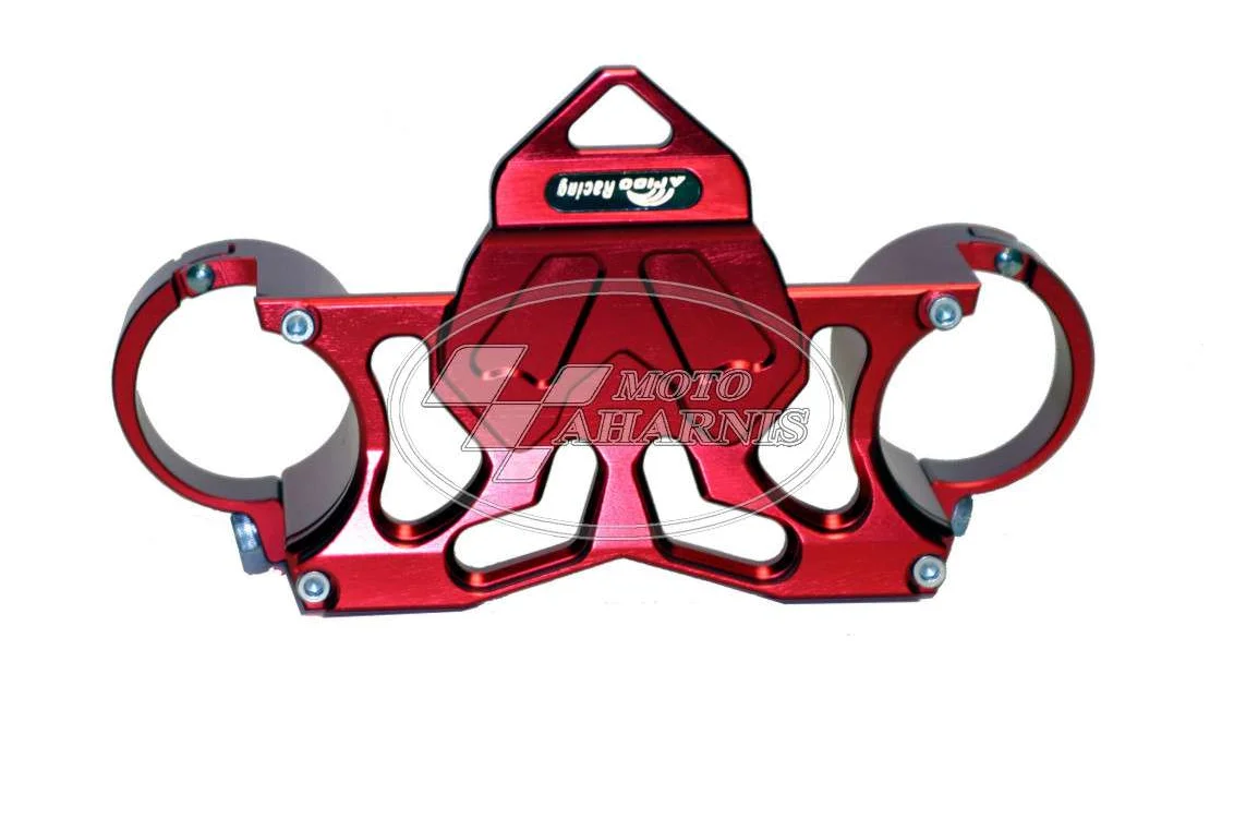 ΓΕΦΥΡΕΣ ΠΙΡΟΥΝΙΟΥ ΑΛΟΥΜΙΝΙΟΥ YAMAHA CRYPTON-X 135 APIDO RACING ΚΟΚΚΙΝΕΣ