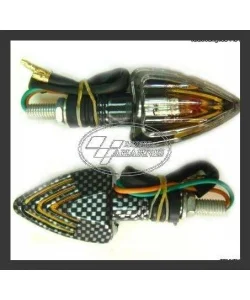 ΖΕΥΓΑΡΙ ΦΛΑΣ SHARK 7501 ΤΡΙΓΩΝΟ CARBON ΔΙΑΦΑΝΕΣ