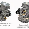Καρμπυρατέρ Kawasaki ZX 130 / Modenas X-Cite 135 με TPS