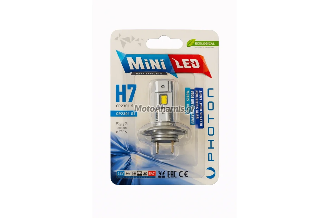 Λάμπα LED H7 Photon Mini Canbus